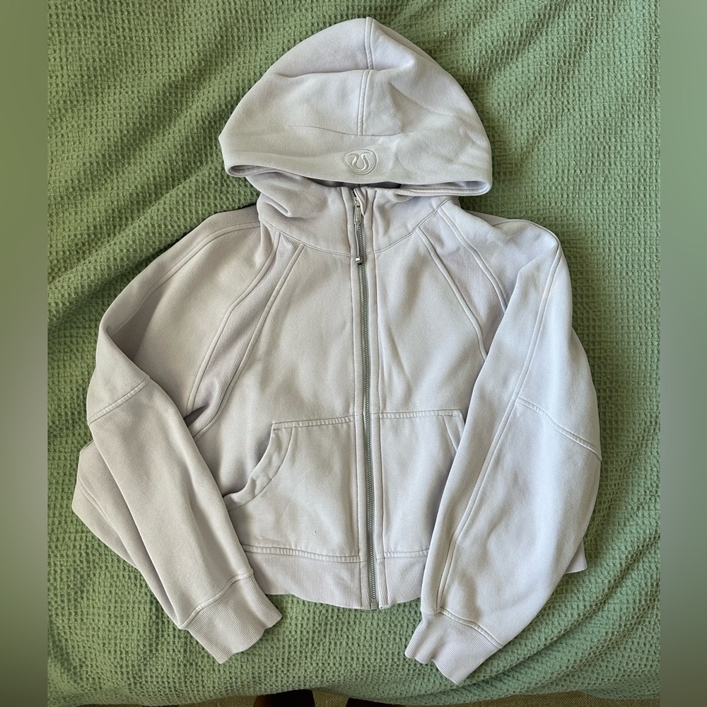 light purple lululemon scuba jacket
